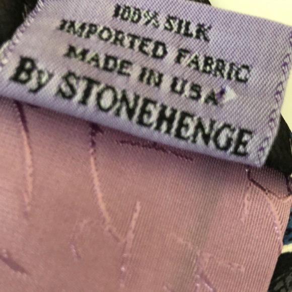 Brett Favre Design Jimmy V Necktie Stonehenge Nwt - Picture 7 of 9